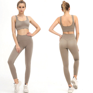 Nouvel arrivage : Ensemble de yoga réversible grande taille pour femme – Soutien-gorge de sport et leggings sans couture deux pièces pour fitness et entraînement - Product Image 6