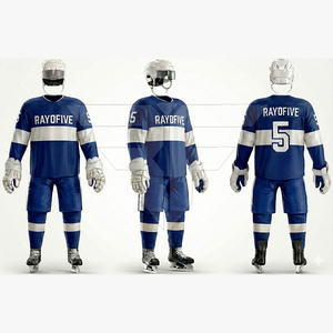 Maillots de hockey sur glace personnalisés en gros pour adultes, haute qualité, 100% polyester, couleur personnalisée - Product Image 4