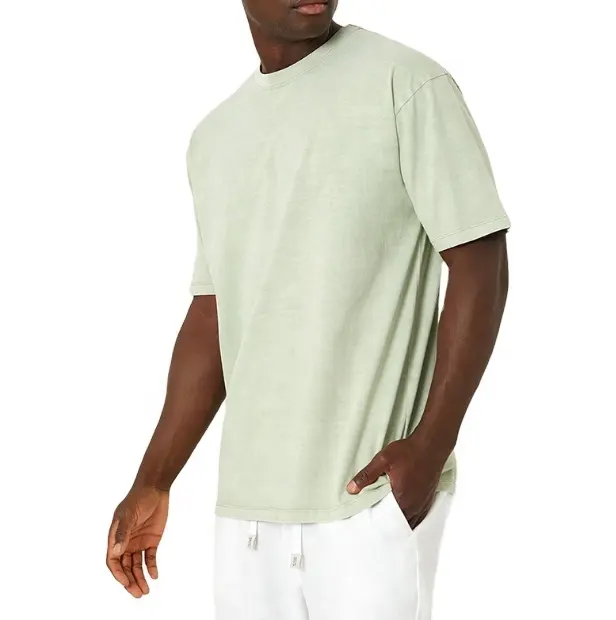 2024 all'ingrosso abbigliamento Casual uomo Logo personalizzato Eco Friendly canapa T Shirt