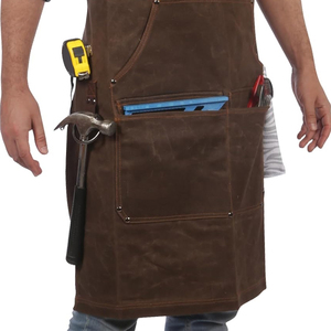 Heavy Duty Mechanic <b>Apron</b> Waterproof Canvas Best Quality Wholesale Custom Logo 2026 Mechanic <b>Apron</b> - Product Image 6