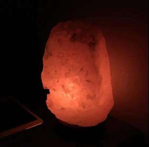 Lampe en sel rose de l'Himalaya naturel, artisanale, avec base en bois, fournisseur en gros du Pakistan - Product Image 2