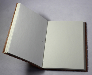 สมุดบันทึกทำมือจากกระดาษรีไซเคิลฝ้าย พร้อมปกดีไซน์ลายนูน วัสดุคุณภาพสูงสำหรับสำนักงาน สมุดโน้ตหนังแพะ TC - Product Image 4