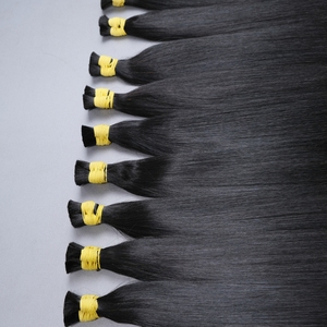 Vente en gros de cheveux vietnamiens sans silicone 100% extensions de cheveux humains bruts cheveux vierges doux et soyeux en vrac - Product Image 2