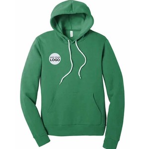 85% <b>Combed</b> Cotton 15% Bamboo Fiber Embroidered Winter Men's Solid Pullover Fleece Hoodies Sweatshirt - Product Image 6