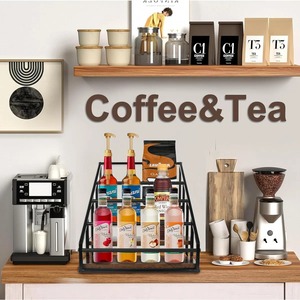 Multi Tier Organizer <b>Storage</b> <b>Rack</b> Useful In Bar Area For Bottles Glasses And Mixers Also Suitable for <b>Kitchen</b> Pantry From India - Product Image 2