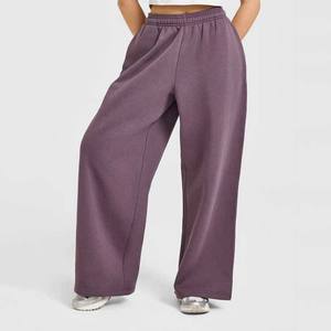 Nouveau pantalon de jogging d'hiver pour femme Nesta Sports, coupe ample et oversize, jambe droite, en molleton de coton, à jambes larges, séchage rapide et respirant - Product Image 1