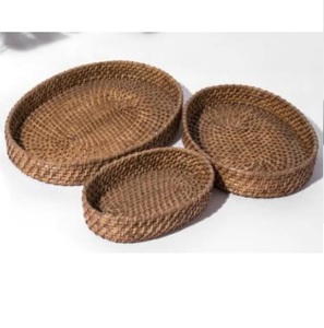 Plateau de service en bois avec poignée dorée pour la décoration de table de fête de mariage, vaisselle et nourriture, prix de gros - Product Image 6