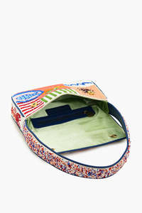 Indian Multicolor Suede <b>Tassel</b> Beaded Shoulder Handbag Handmade Evening Wedding Party Fashion Bag - Product Image 5