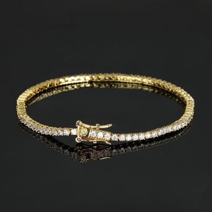 3mm 8inch GIA Certified Moissanite Diamond Tennis <b>Bracelet</b> For Women 925 Sterling <b>Silver</b> Tennis <b>Bracelet</b> Wholesale Price - Product Image 1