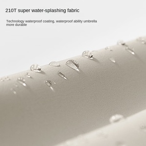 Paraguas Plegable Triple, Pequeño, Automático, Apertura y Cierre con un Botón, Resistente al Viento, Reforzado, Doble Plegado, para Publicidad/Regalo - Product Image 4