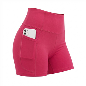 New Compression <b>Shorts</b> Custom Logo Polyester <b>Spandex</b> Women's Running Fitness GYM Women Compression <b>Shorts</b> - Product Image 2