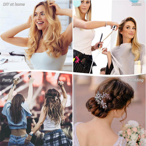 Kit de Herramientas para Extensiones de Cabello: 600 Micro Anillos Forrados de Silicona, 1 Pinza, 2 Agujas de Gancho, 1 Lazo de Tracción, 10 Agujas Curvas para Cabello, 4 Agujas Metálicas - Product Image 6