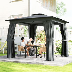 Abri de jardin extérieur avec auvent pour patio, gazebo ou pergola, avec visibilité améliorée - Product Image 1
