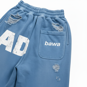 Pantalon de jogging pour homme personnalisé, délavé à l'acide, 100% coton, imprimé sérigraphié, streetwear, fabrication de haute qualité - Product Image 3