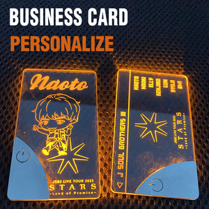 Tarjeta Magnética Acrílica Transparente Premium con Luz LED, Logotipo Personalizado, Impresión UV, Laminación de Película, Fabricante OEM al por Mayor - Product Image 1