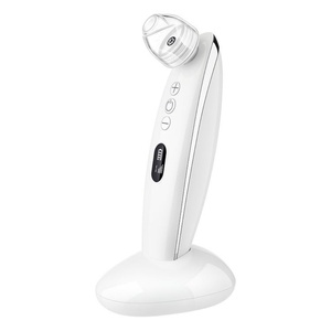 Limpiador de Poros Eléctrico Portátil, Removedor de Puntos Negros para Cara/Nariz, Compresa Caliente, Pantalla LED, 4 Cabezales de Succión, Recargable por USB - Product Image 1