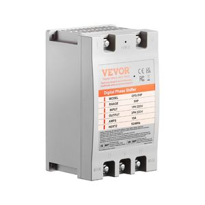 Convertidor de Fase Digital Monofásico a Trifásico de 5HP 15A 220V para Uso Residencial y Comercial Ligero - Product Image 1