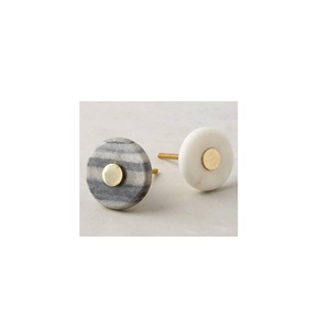 Tiradores de mármol blanco natural hechos a mano para gabinetes, los mejores precios, MOQ bajo, tiradores de mármol para cajones en venta - Product Image 5
