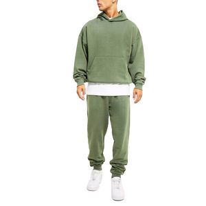Ensemble de survêtement pour homme, taille plus, vêtements de sport, ensemble deux pièces, survêtement d'extérieur pour homme - Product Image 1