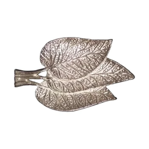 Tazón de Acero Inoxidable de Lujo con Base de Aluminio, Diseño Metálico, Tazón para Servir Ensaladas o Frutas, Tazón para Nueces Hecho a Mano en India - Product Image 4