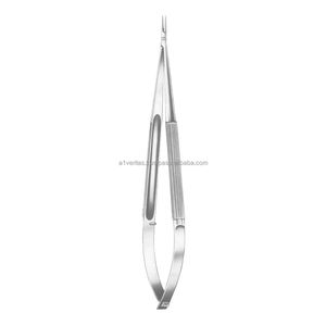 Stainless Steel Reusable Needle Holder <b>Sutures</b> <b>Kit</b> Microvascular Micro-Surgical Instruments Ophthalmic Surgery Instruments - Product Image 1