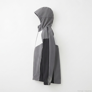Custom Logo Mens Windbreaker <b>Jacket</b> High Visibility 3mm <b>Reflective</b> Piping Line Loose Fit Hooded <b>Running</b> Outerwear Waterproof str - Product Image 1