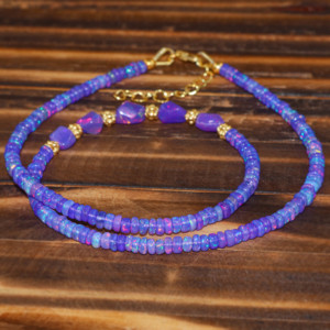 Tumble with Beads <b>Necklace</b> for Women Handmade Tumble Beads <b>Necklace</b> Jewelry Natural Stone Tumble with Beads <b>Necklace</b> - Product Image 6