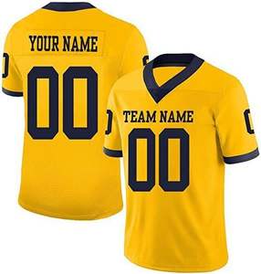 Camisetas de Fútbol Americano Estilo Urbano para Adultos, Venta al por Mayor, Camisetas Americanas para Hombre, Bordadas, de Secado Rápido, 100% Poliéster - Product Image 6