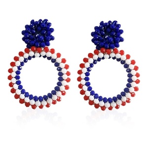 Diseño Clásico en Forma de Estrella, Colores Vibrantes Rojo, Blanco y Azul, Elegante Accesorio Colgante de Moda para Fiestas y Atuendos Casuales 2026 - Product Image 3