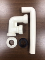 Juego de desagüe de lavabo de plástico PP de diseño moderno OEM, accesorios de desagüe de fregadero para baño, cocina e inodoro