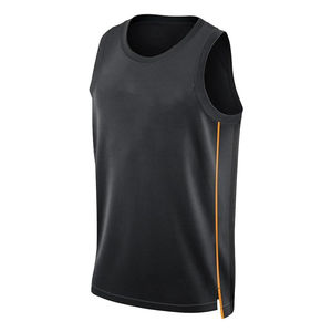 Camiseta de Baloncesto Deportiva de Verano con Logotipo Personalizado OEM, Unisex, Sin Mangas, 100% Poliéster - Product Image 1