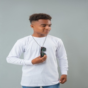 เสื้อสเวตเชิ้ตผ้าฝ้ายแท้ 100% สำหรับฤดูหนาว หนัก 320 GSM คอกลม สไตล์สตรีทแวร์ แบบเรียบ - Product Image 4