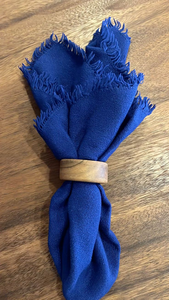 Anneaux de serviette en bois naturel faits à la main de qualité supérieure, écologiques, élégants, pour la décoration de table, ensemble cadeau avec prix de gros - Product Image 5