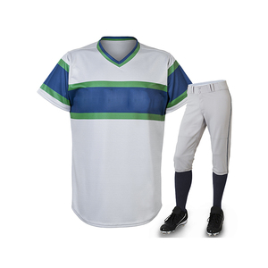 Tenues d'entraînement de baseball respirantes, maillots et pantalons d'équipe durables, vêtements de sport 100% polyester, noms d'équipe personnalisés, unisexe - Product Image 1