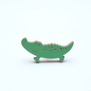 Tiradores de Cajón de Madera Verde Modernos Hechos a Mano con Forma de Cocodrilo para Cómodas Infantiles, Multicolor, Duraderos y de Fácil Instalación - Product Image 1