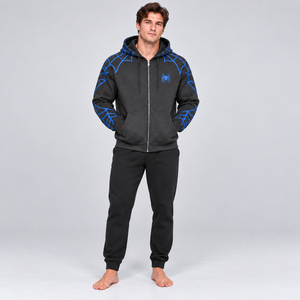 Sudadera con capucha de hombre con diseño de araña, hecha con material premium, diseño gráfico único, ajuste cómodo y construcción duradera. - Product Image 1