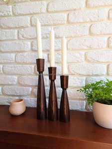 Soporte de luz de té Fusion de resina y madera de primera calidad para hogares modernos, decoración ecológica y Ambiente de sala de spa - Product Image 4