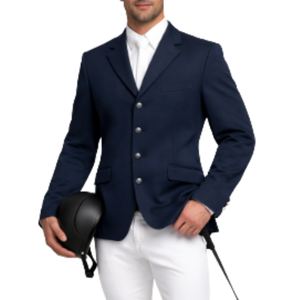 Chaqueta Clásica Azul Marino para Espectáculos Ecuestres, Chaqueta de Salto, Blazer Profesional para Competencias de Equitación - Product Image 5