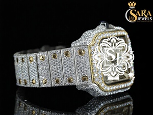 Montre tendance à succès en or rose avec cadran brun foncé, montre classique de luxe pour tenues décontractées, disponible à la vente - Product Image 2