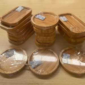 [HIGH QUALITY] | Customized Wooden <b>Coasters</b> Engraved Logo Drink Mat For Restaurant Bar Cafe Table Protection from Vietnam - Product Image 2