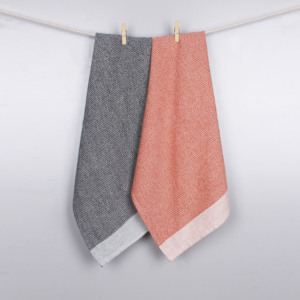 100% coton tissé rayure vérifier conception serviette de cuisine doux confort séchage à absorption rapide multi-usages nettoyage écologique lavage à la main - Product Image 4