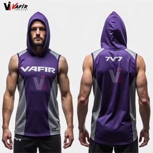 Maillot de football américain 7v7 à impression numérique, coupe ajustée, sans manches, respirant, antibactérien, anti-UV, séchage rapide - Product Image 1