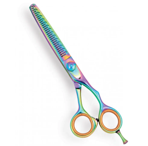 Ciseaux à effiler pour barbier en acier inoxydable de qualité A+ professionnels pour droitiers, couleur personnalisée, emballage personnalisé - Product Image 1