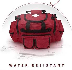 Red Emergency First Aid <b>Bag</b> Reflective Water Resistant EMS <b>Medical</b> Duffle - Product Image 3