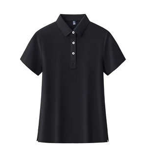 Polo de Algodón 2026 Unisex, Liso, con 3 Botones, Manga Corta, Camiseta Polo para Mujer, de Calidad, Casual, Holgada, Básica - Product Image 4
