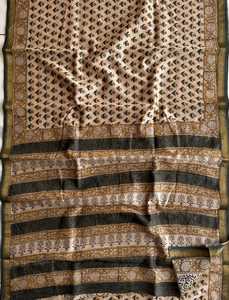 Proveedor Mayorista de Saris de Algodón con Estampado a Bloque de Jaipur, Sari Étnico Tradicional, Prendas Indias Artesanales Hechas a Mano para Mujer, Exportación - Product Image 2