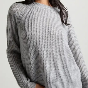 Suéter de Punto Grueso para Mujer, Otoño-Invierno 2026, Elegante, Holgado, de Manga Larga, Cuello Redondo, Informal - Product Image 3