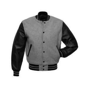 Unisex Plus Size University College <b>Jackets</b> Custom Logo <b>Plain</b> <b>Varsity</b> <b>Jacket</b> Wholesale Blank Canvas <b>Varsity</b> <b>Jacket</b> - Product Image 1