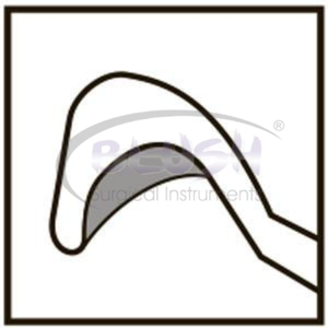 Divisor de Faco Oftálmico Derecho de Titanio para Cirugía de Cataratas, Instrumento de División de Núcleo con Punta Micro, Certificado ISO, de Blush Surgical - Product Image 4