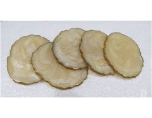 Posavasos de resina epoxi amarillo DIY, almohadilla cuadrada de estilo clásico para mesa, decoración del hogar, regalos, alfombrilla calefactable para restaurantes - Product Image 1